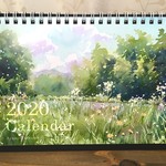 風景画　2020卓上カレンダー