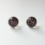 「vintage black」ピアス/イヤリング