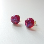 「vintage berry」ピアス/イヤリング