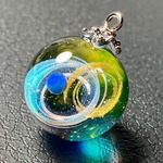 IORI resin  宇宙玉レジンネックレス〜惑星