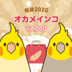 【ご予約受付中】金の福袋2020（オカメインコ）