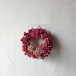 Wreath  ペッパーベリーとソーラーローズ