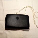 絵付け致します　　ダブルファスナーお財布ポシェット　黒