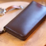 数限定  2点付ブラウン＋黒 2点セット 本革財布