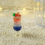 片耳 ◆ bear on ice cream soda【ピアス/イヤリング/ネックレス】