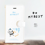 Original手帳型iPhoneケース「DO MY BEST_difficult」