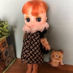 ミディブライス★黒クラシカルコート★くま太郎