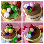 【のせて遊べる♡】フェルト ままごと ホットケーキ