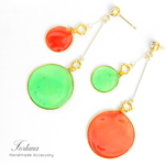 Red×Greenのドロップノンホールピアス(309) ピアス/ノンホールピアス/樹脂ピアス