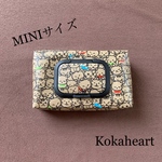 ☆mini☆ウェットティッシュケース☆猫顔柄☆ノーマルビタット