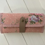 《mry様オーダー品》カード収納たっぷりの長財布＊ロココ調ローズ