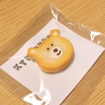 くまさんクッキーのブローチ