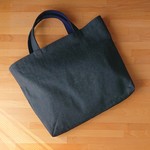シンプルデニムレッスンバッグ①