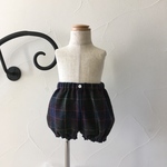 【特集掲載】コットン100%・冬のあたたかふっくらかぼちゃパンツ・フォレストグリーン
