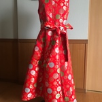 お客様お持ちの振り袖リメイクドレス
