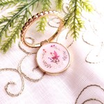 【小花柄】〈レジン〉フラワースマホリング