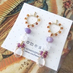 901*⌇new⌇夕暮れゆらゆらハートピアス/イヤリング