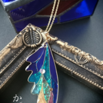 （チェーンver）サーカスの夜に羽ネックレス（necklace of butterfly ～circus at night～）