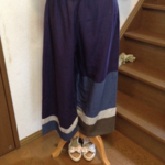 アシンメトリリネンパンツ