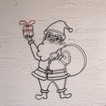 ワイヤーアート クリスマス プレゼント サンタクロース ワイヤークラフト