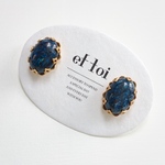 「一粒のdeep blue」ピアス