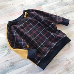 110 ドルマントレーナー（チェックとマスタード）