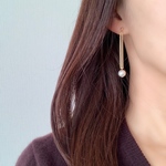 ★スワロフスキーパールのシンプル  ピアス＊イヤリング★