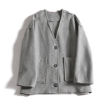 ★サンプルセール80％off★一点のみ ウール100％　ショットコート　ウールアウター