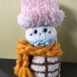 くつ下で雪だるにゃん☆  ルームソックス