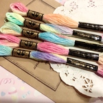手染め⭐️グラデーション⭐️刺繍糸5束セットC
