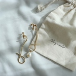 winding pearl pierce/earring