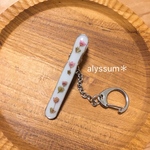 erica key clip silver/エリカ レジン