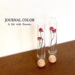 ガラスボトルinドライフラワー 薔薇