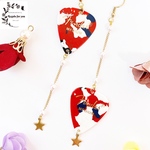 アシンメトリーギターピックピアス‧✧̣̇‧