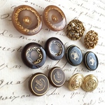 ■限定■8個入■15-20mm■ビンテージボタン (高級ボタンミックス)　 [1124-1] 希少