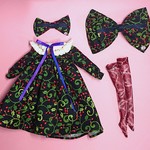 【22cmドール】♡クリスマスドレス2019（ブラック）♡