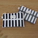 ミニポーチ＊ICカードケース／リールキーケース／ミニ財布／小銭入れ＊北欧格子柄