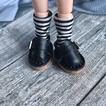 オビツ11  靴　本革 モンクストラップシューズ