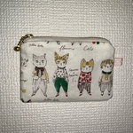 ネコちゃん柄のカード入れポーチ