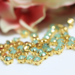 4mm ♡ アップルグリーンオパール  50粒  5点以上注文で１点サービス♡