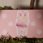 うさぎのメッセージカード
