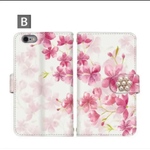 スマホケース 手帳型 iPhone Xperia GALAXY 和柄　桜