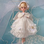冬の天使のドレス①＊リカちゃん  ブライス