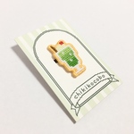 クリームソーダブローチ