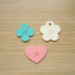 ❁ふっくらお財布のイニシャルチャーム❁
