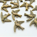 15個・鳥のコネクター・金古美・19112788