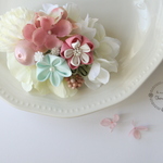 再販*tumami barrete* pink&blue