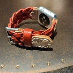 Apple Watchベルト（レッド & ナチュラル）