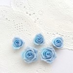 【薔薇パーツ＊《ブルー・グラデーション》】