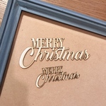 [MERRY Christmas]タイトルチップボード大（3個入り）